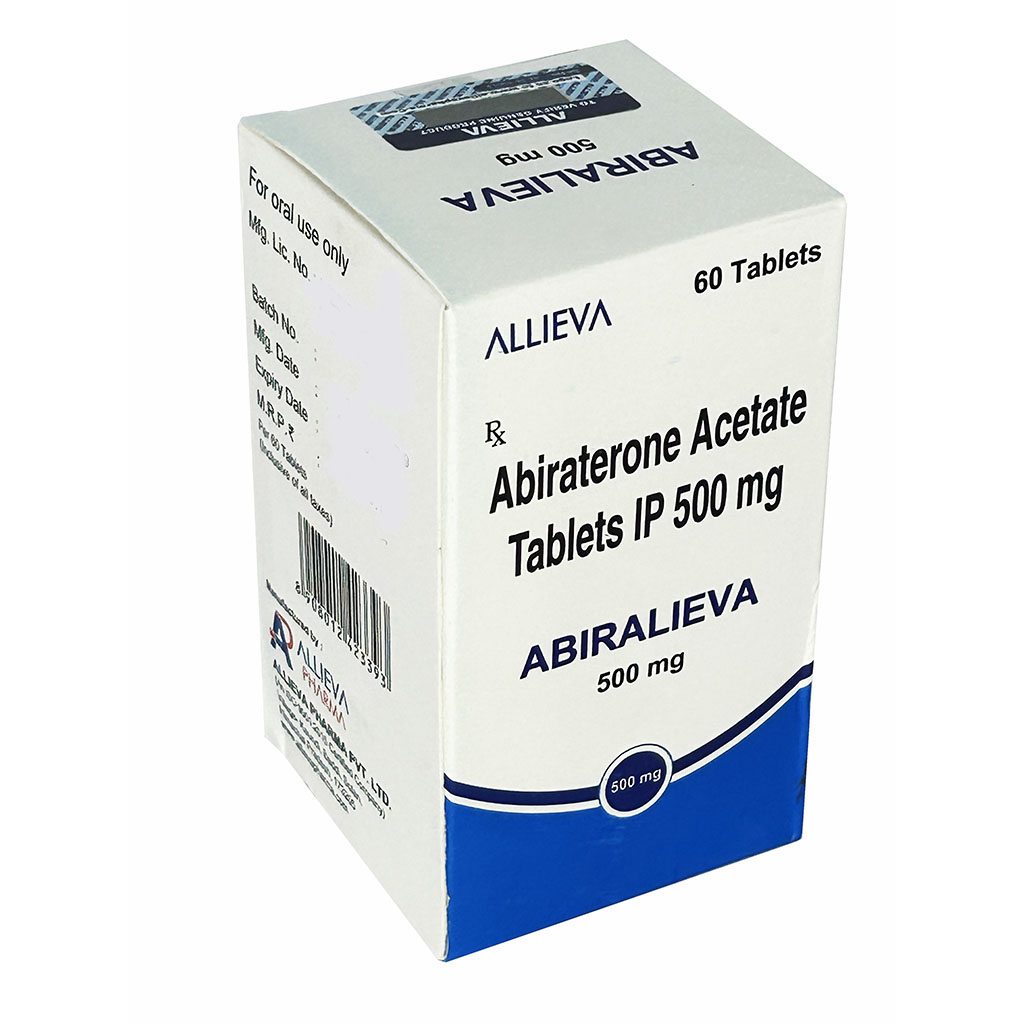 ABIRALIEVA 500MG Abiraterone Acetate Tablets IP 500mg by ABIRALIEVA 500MG