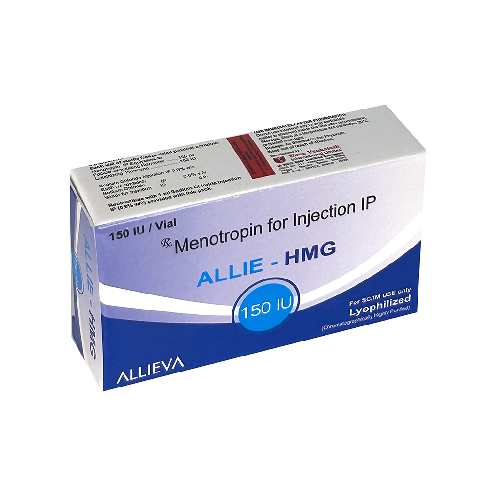 ALLIE-HMG 150 IU Menotropin Injection 150 IU by Allieva Pharma Private Limited