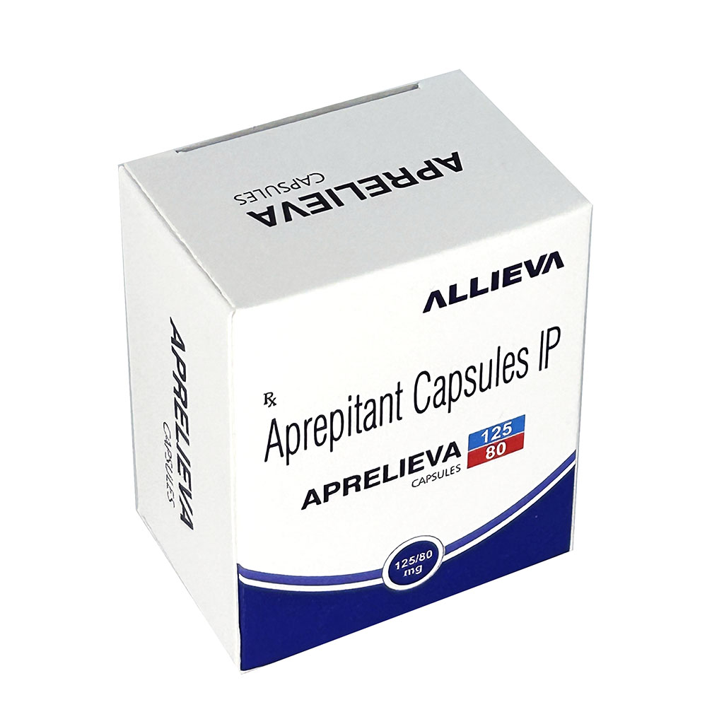 APRELIEVA 125MG Aprepitant Capsules IP 125mg by Allieva Pharma Private Limited