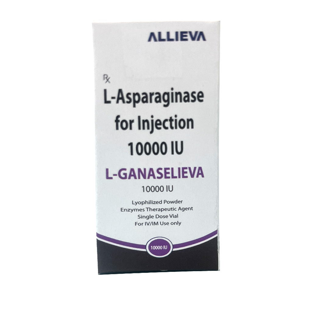 L-GANASELIEVA 10000IU L-Asparaginase Injection 10000IU by Allieva Pharma Private Limited