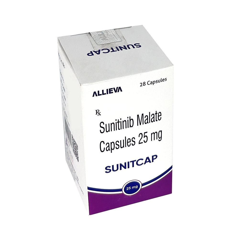 SUNITCAP 25MG Sunitinib Malate Capsules 25mg by SUNITCAP 25MG