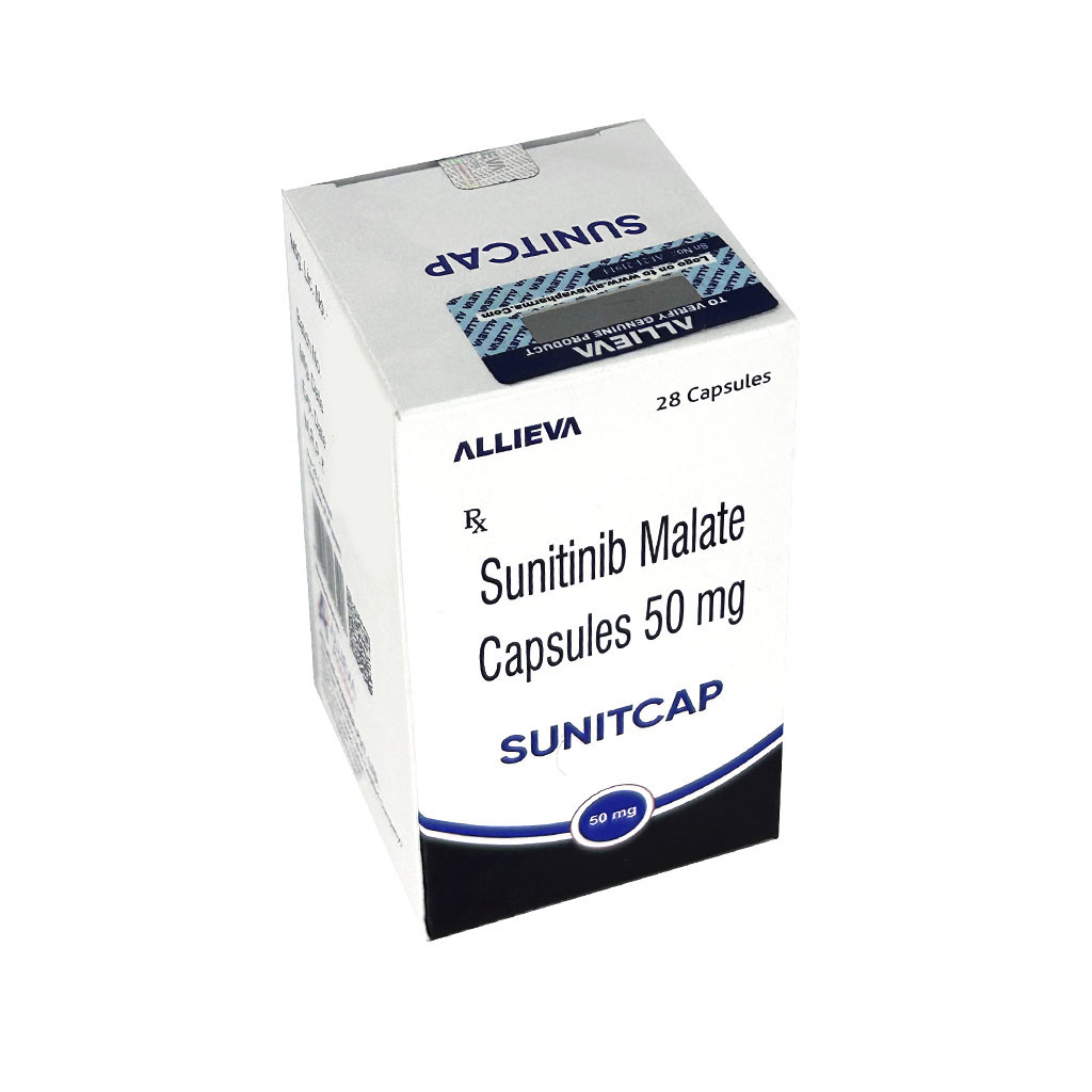 SUNITCAP 50MG Sunitinib Malate Capsules 50mg by Allieva Pharma Private Limited