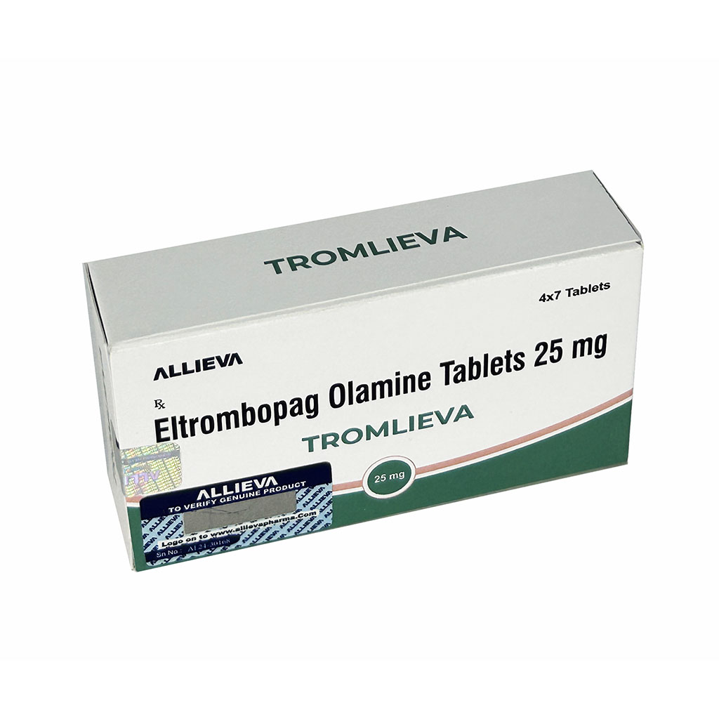 TROMLIEVA 25MG Eltrombopag Olamine Tablets 25mg by TROMLIEVA 25MG