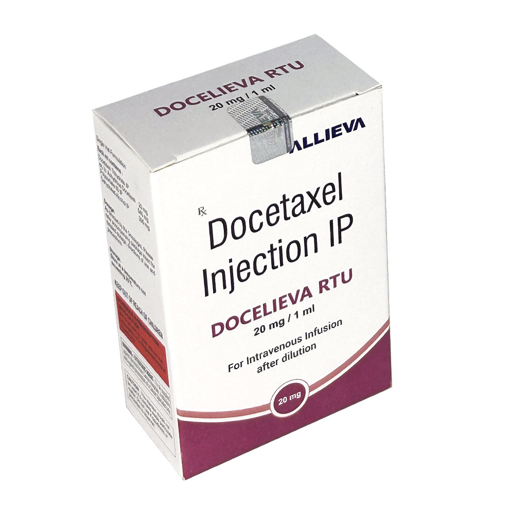 DOCELIEVA 20MG Docetaxel Injection IP 20mg by Allieva Pharma Private Limited