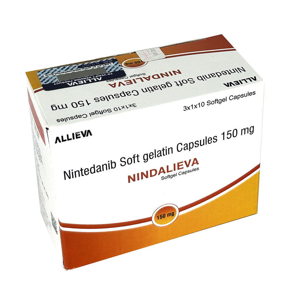 NINDALIEVA 150MG Nintedanib Softgelatin Capsules 150mg by NINDALIEVA 150MG