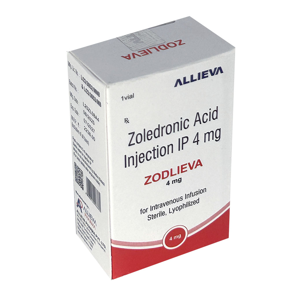 ZODLIEVA 4MG Zoledronic Acid Injection IP 4mg by ZODLIEVA 4MG